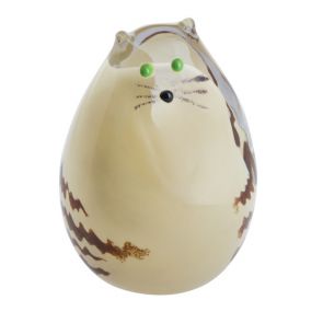Caithness Glass Purrfect - Tabby Cat