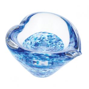 Caithness Glass Sapphire Mini Heart Bowl