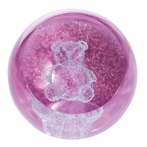 Caithness Glass Special Moments - Teddy Pink