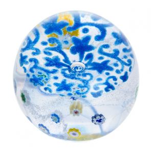 Caithness Glass Lace - Forget Me Not Paperweight