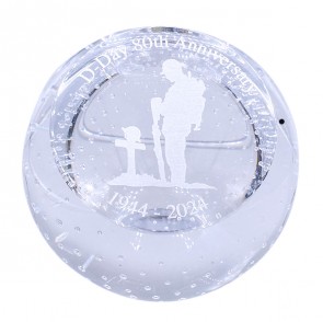 80th Anniversary D-Day Commemorative Paperweight