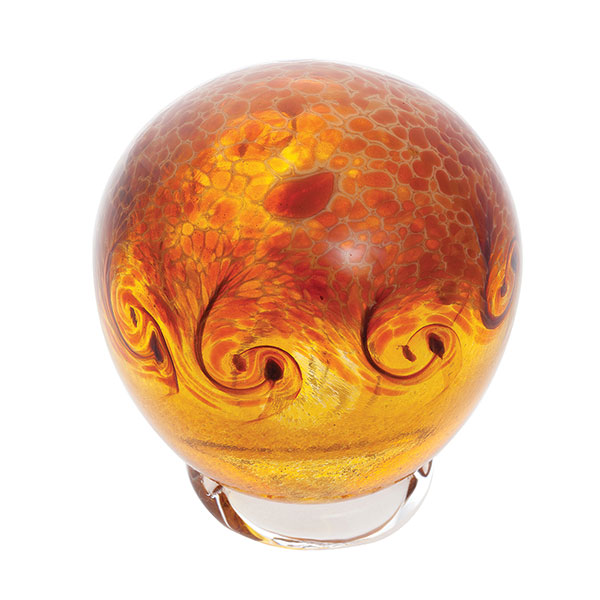 Gold Fishing Float Paperweight