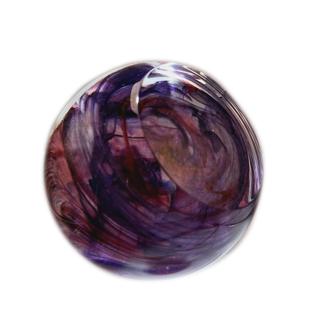 Purple Storm - Personalised Paperweight
