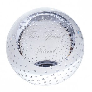 Personalised Clear Paperweight