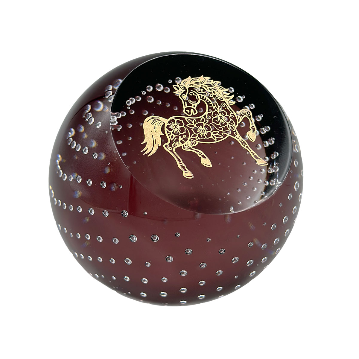 Abstract - Year of the Horse Paperweight